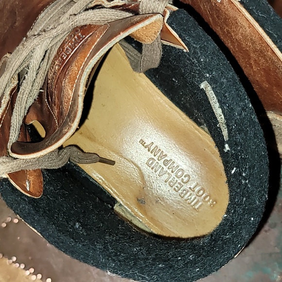Vintage. Timberland Boot Company. Re-worked leather details. Men's size 12 - Picture 9 of 16